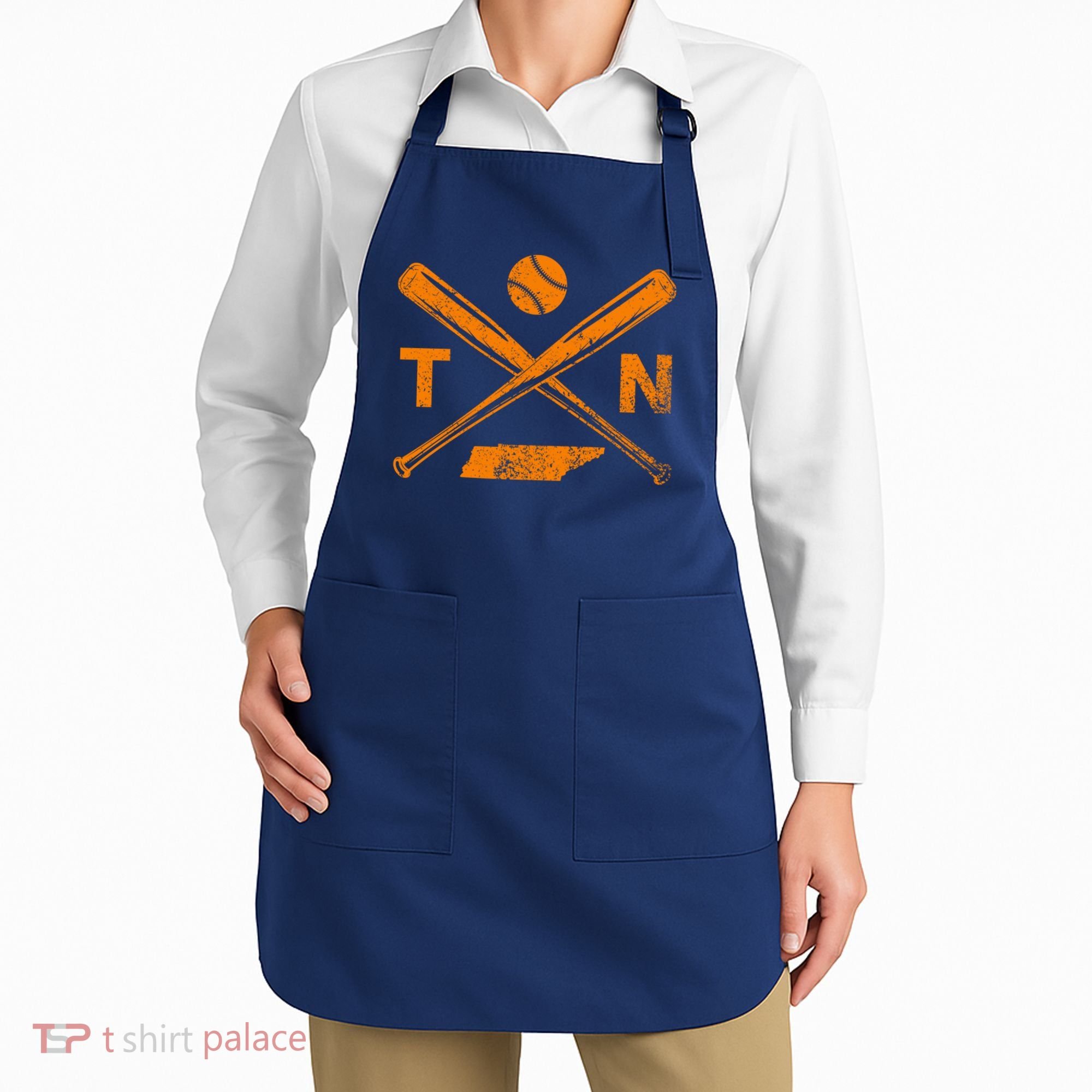Tennessee Baseball Bats & Ball Classic Baseball Player Apron