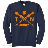 Tennessee Baseball Bats & Ball Classic Baseball Player Sweatshirt thumb 0