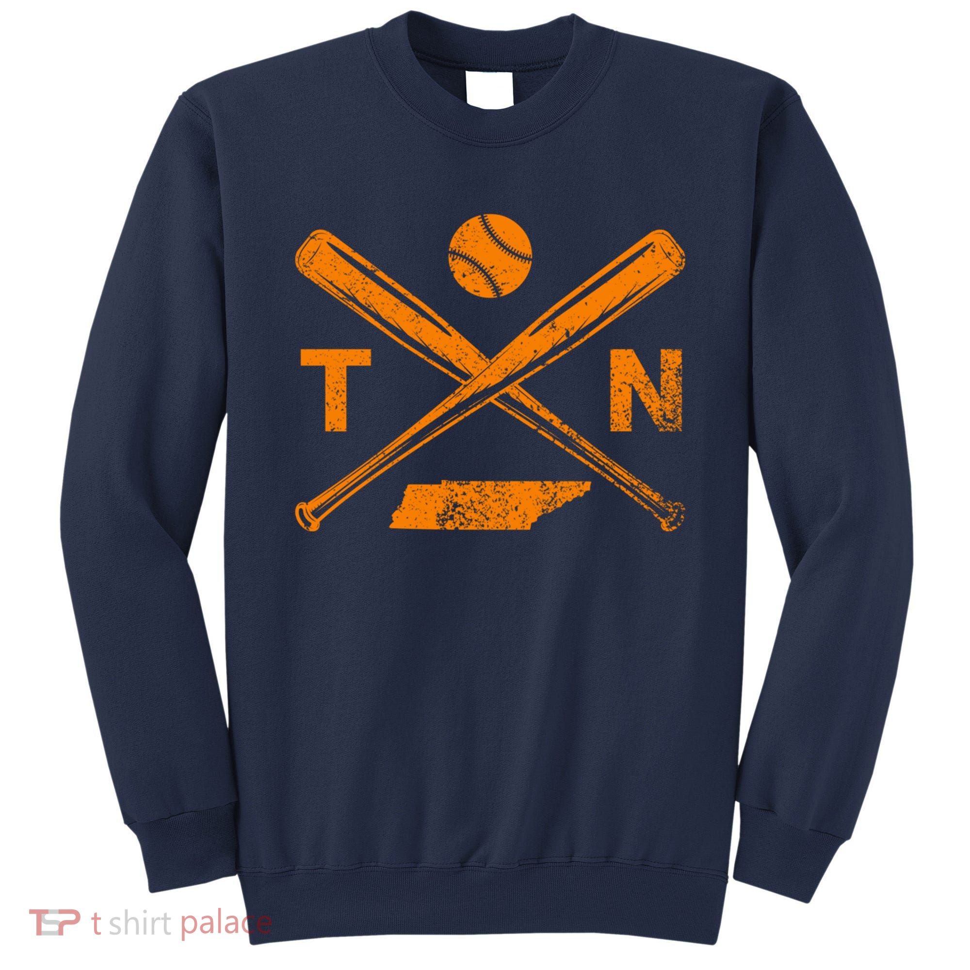 Tennessee Baseball Bats & Ball Classic Baseball Player Sweatshirt