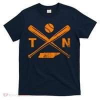 Tennessee Baseball Bats & Ball Classic Baseball Player T-Shirt thumb 0