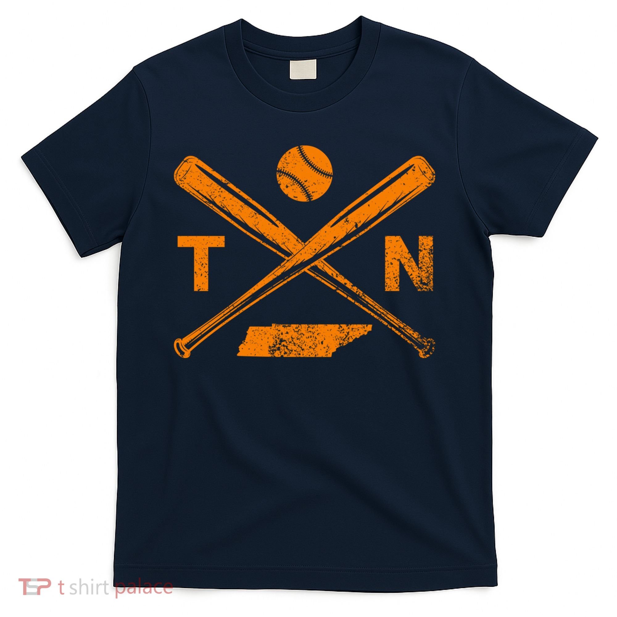 Tennessee Baseball Bats & Ball Classic Baseball Player T-Shirt