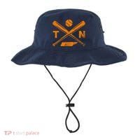 Tennessee Baseball Bats & Ball Classic Baseball Player Bucket Hat thumb 0