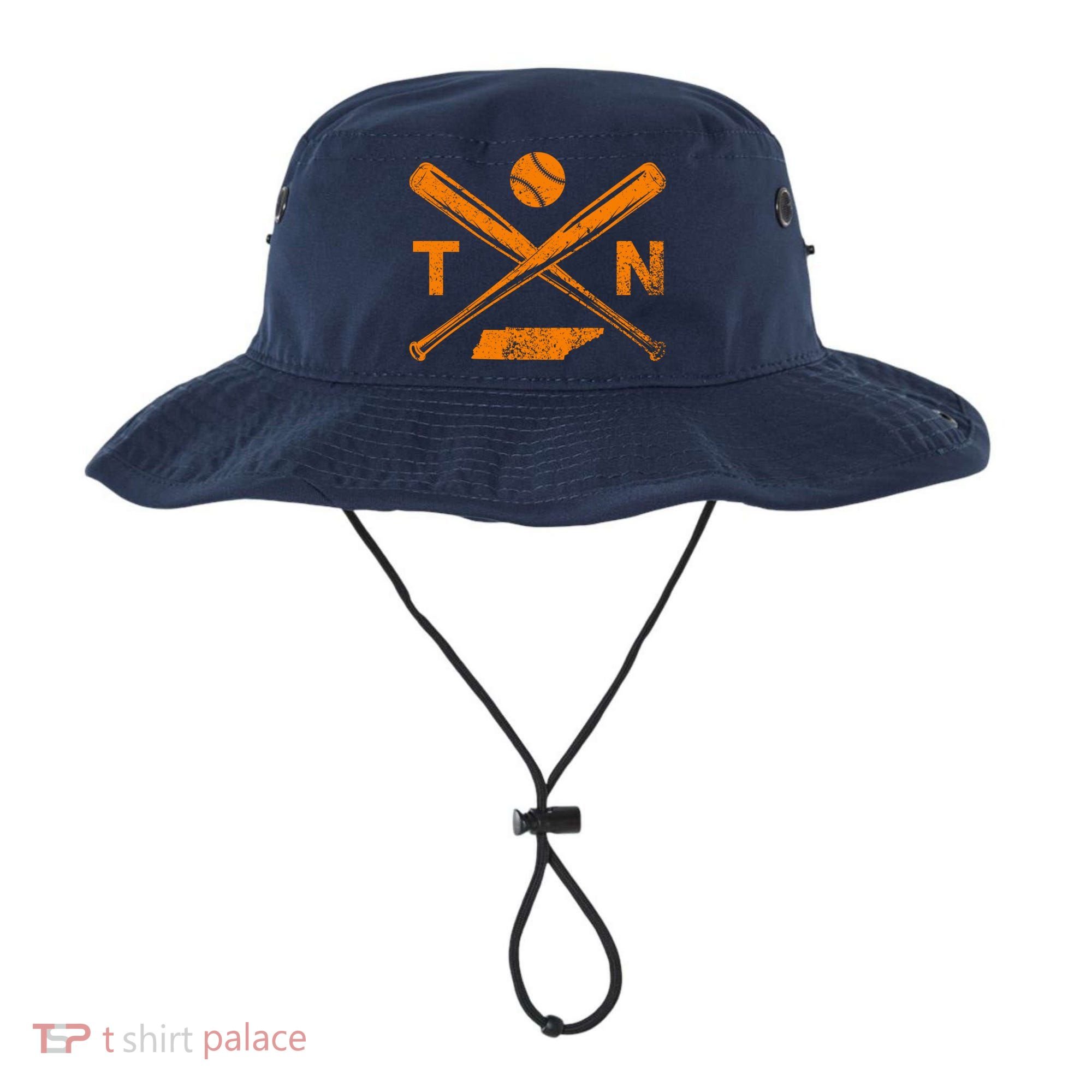 Tennessee Baseball Bats & Ball Classic Baseball Player Bucket Hat