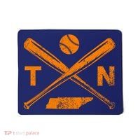 Tennessee Baseball Bats & Ball Classic Baseball Player Mousepad thumb 0