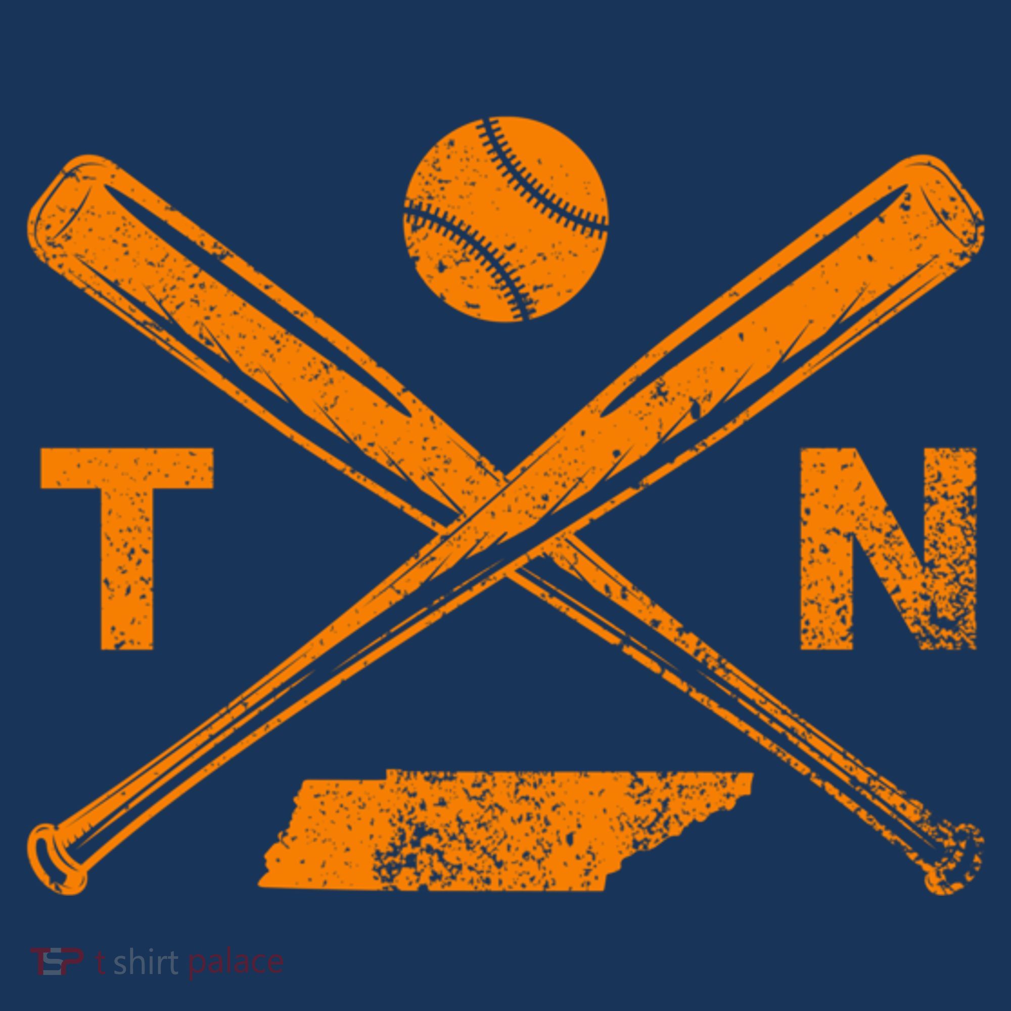 Tennessee Baseball Bats & Ball Classic Baseball Player Mousepad