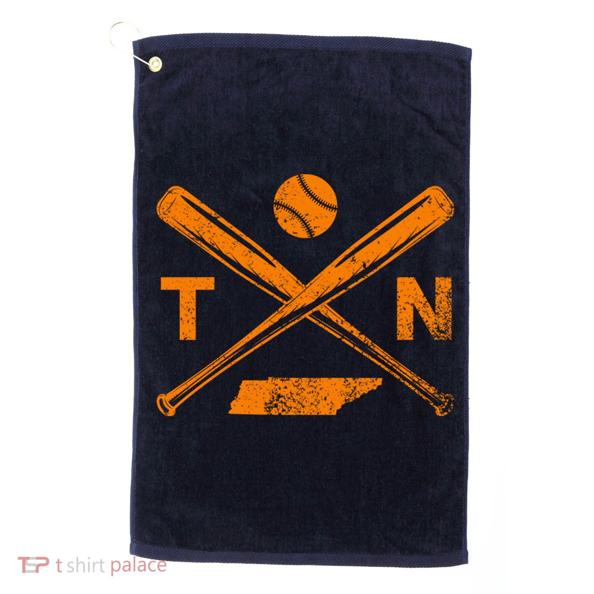 Tennessee Baseball Bats & Ball Classic Baseball Player Golf Towel