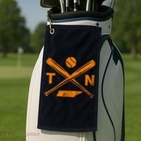 Tennessee Baseball Bats & Ball Classic Baseball Player Golf Towel thumb 2