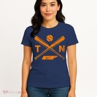 Tennessee Baseball Bats & Ball Classic Baseball Player Women's T-Shirt thumb 4