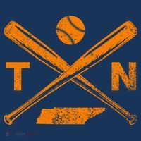 Tennessee Baseball Bats & Ball Classic Baseball Player Kids Sweatshirt thumb 2