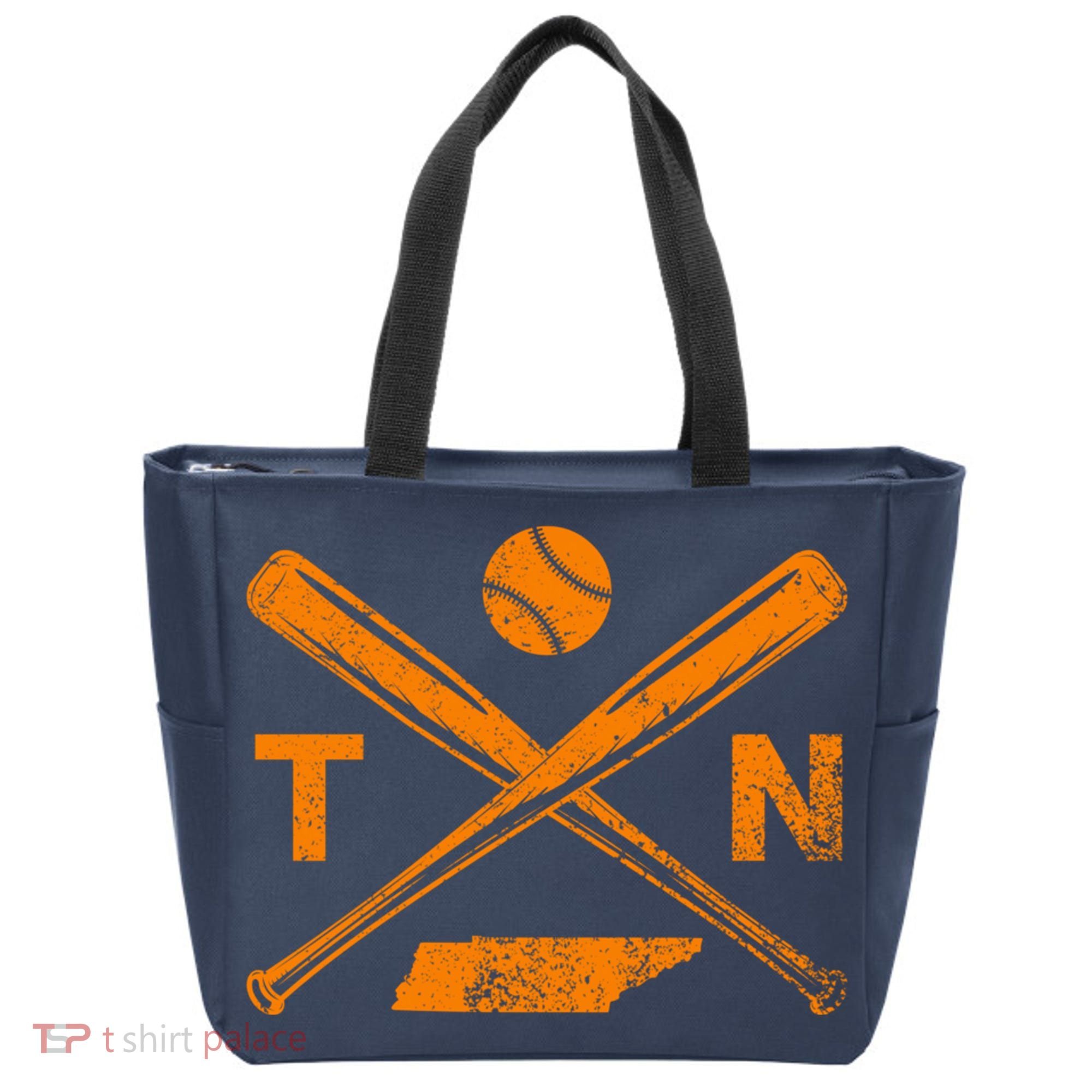 Tennessee Baseball Bats & Ball Classic Baseball Player Tote Bag