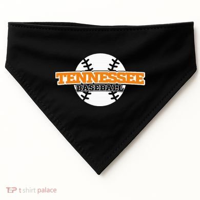 Tennessee Baseball Block USA-Made Doggie Bandana