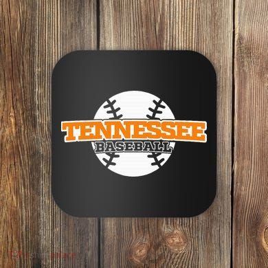 Tennessee Baseball Block Coaster