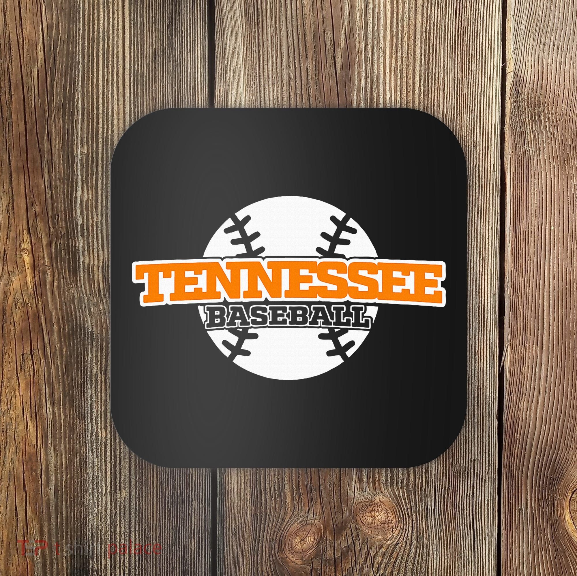 Tennessee Baseball Block Coaster