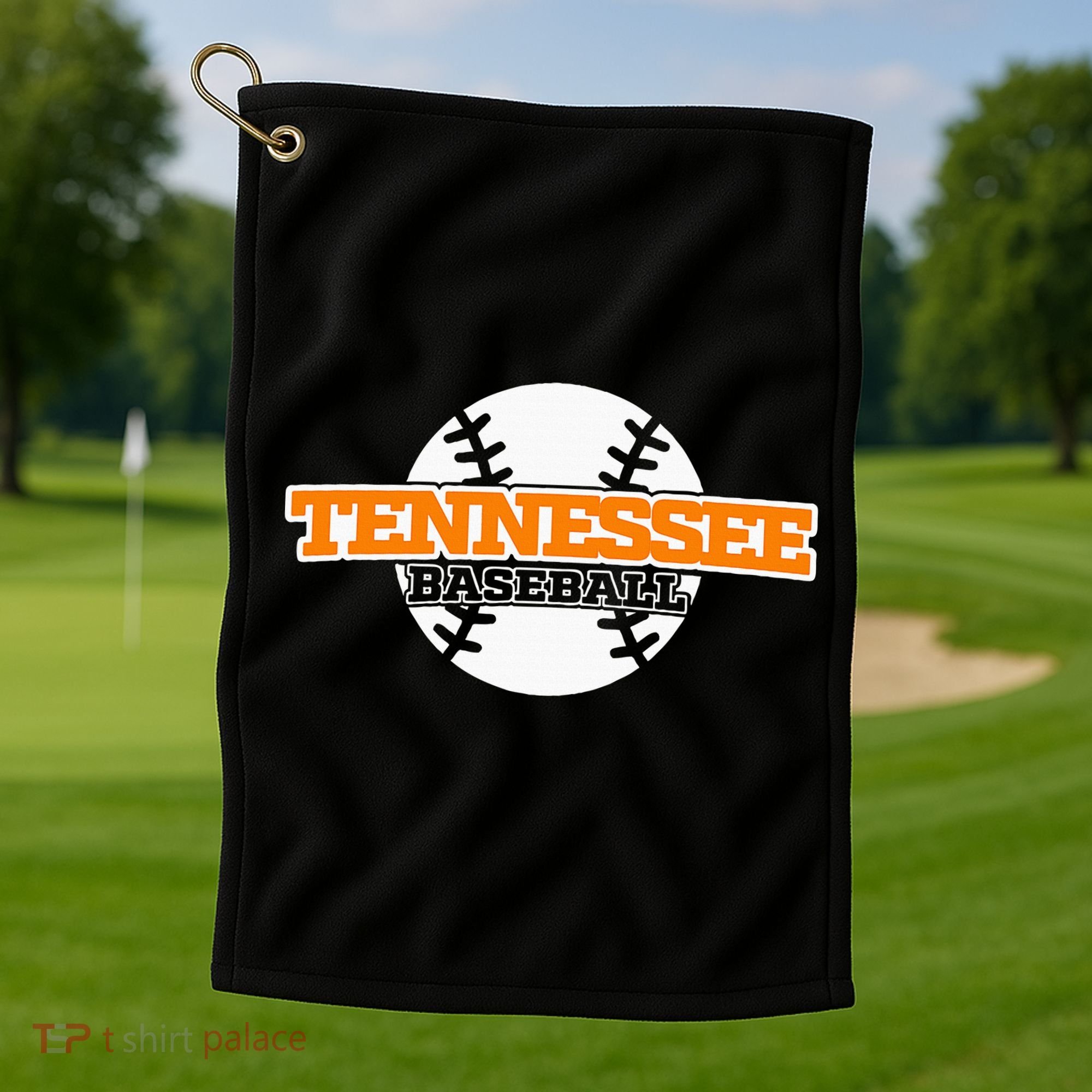 Tennessee Baseball Block Golf Towel