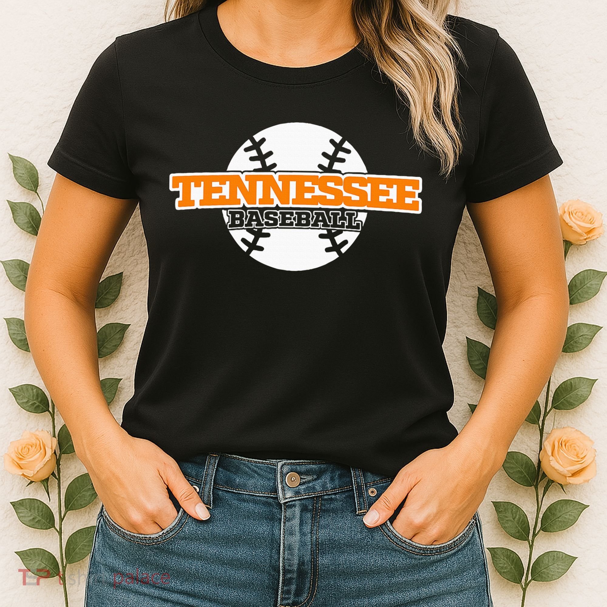 Tennessee Baseball Block Women's T-Shirt