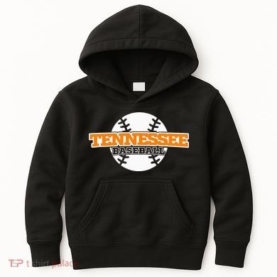 Tennessee Baseball Block Kids Hoodie