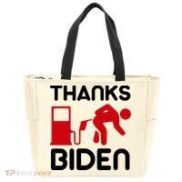 Thanks Biden Bend Over Gas Pump Prices Funny Tote Bag thumb 0