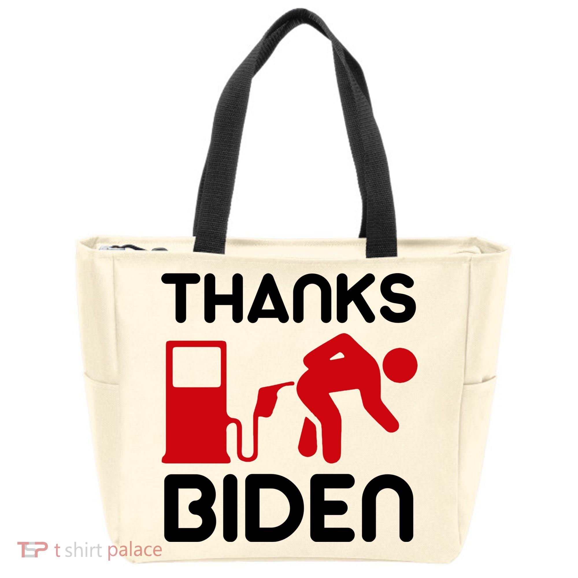 Thanks Biden Bend Over Gas Pump Prices Funny Tote Bag