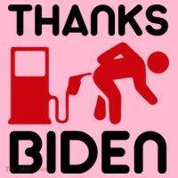 Thanks Biden Bend Over Gas Pump Prices Funny Coaster thumb 2