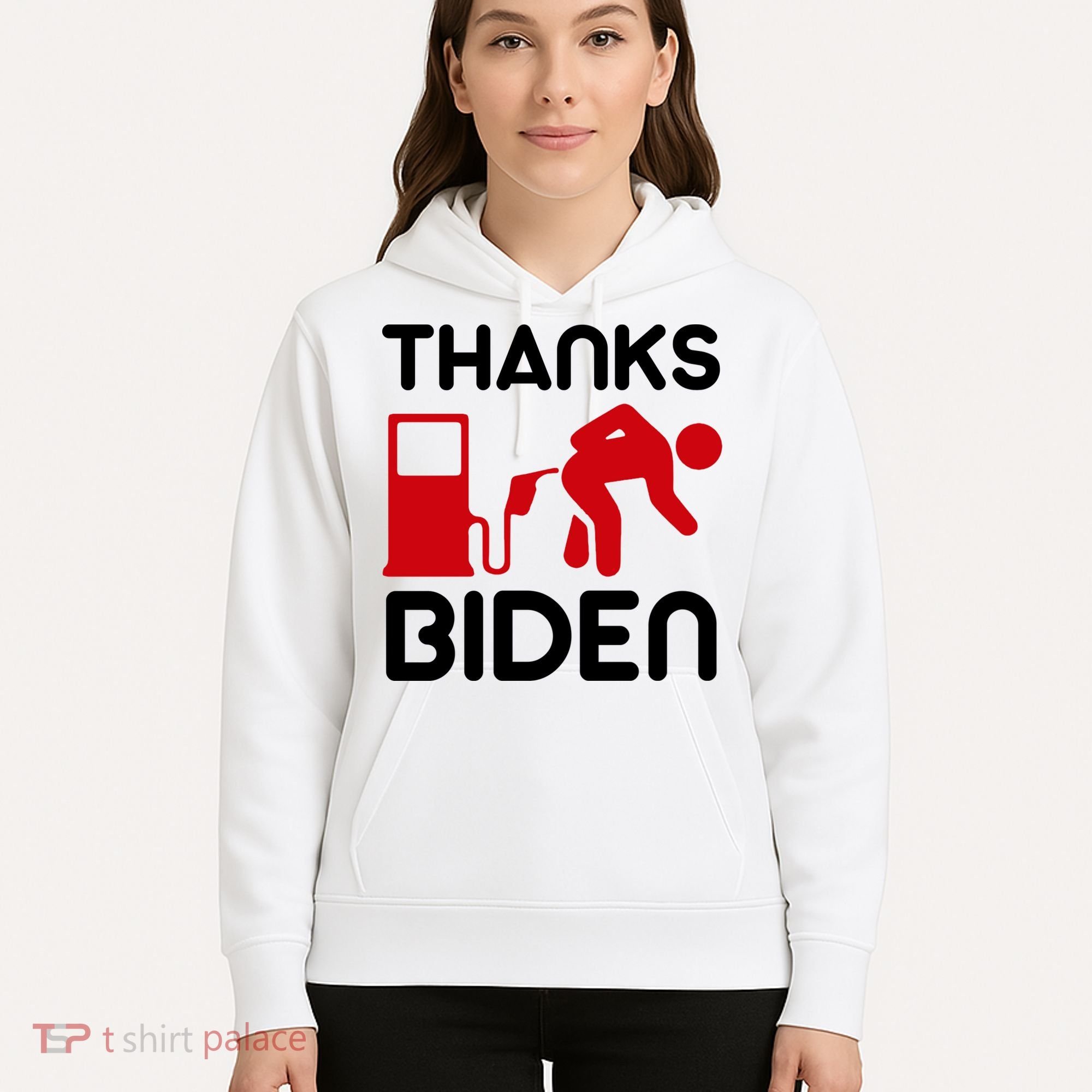 Thanks Biden Bend Over Gas Pump Prices Funny Hoodie