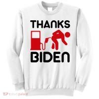 Thanks Biden Bend Over Gas Pump Prices Funny Sweatshirt thumb 0