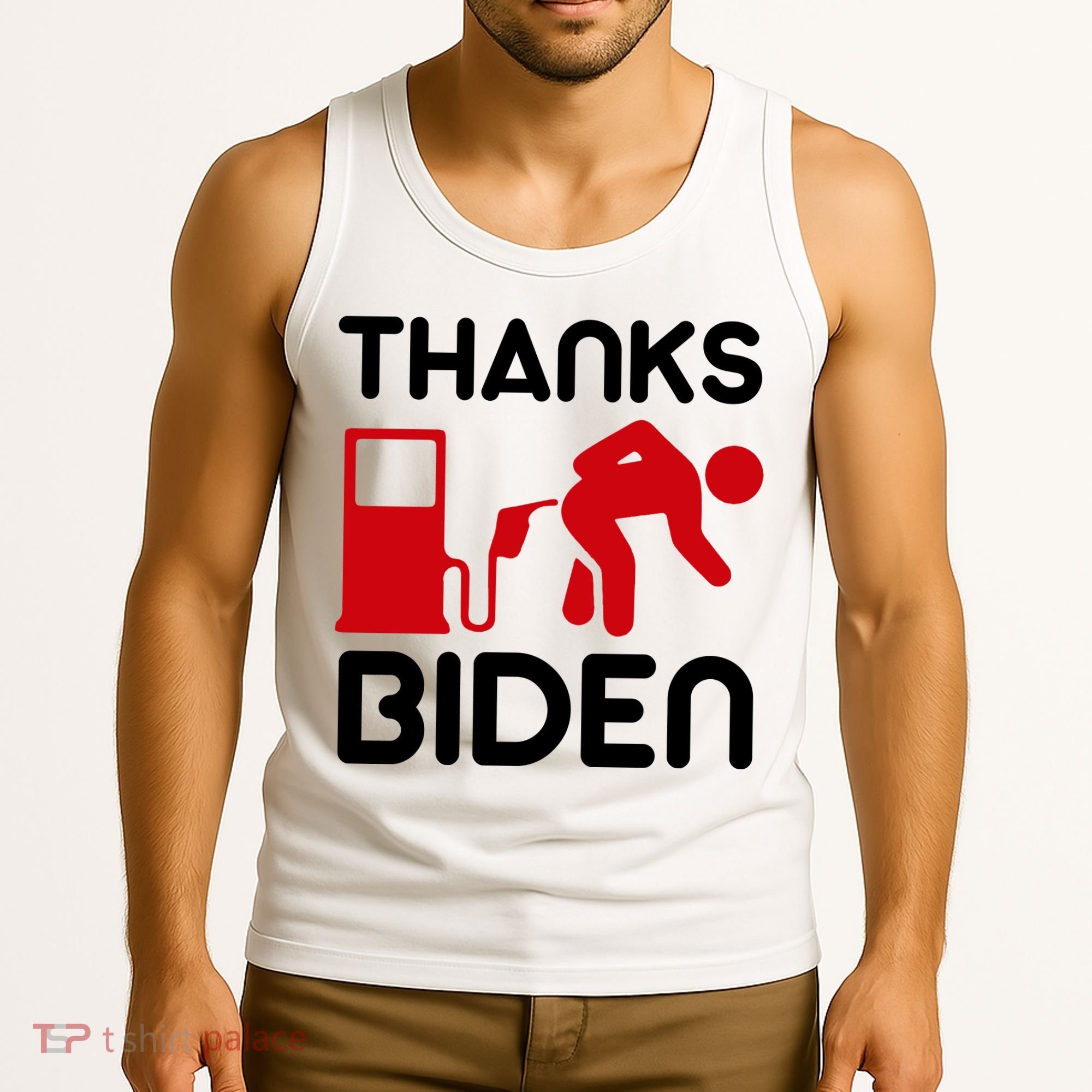 Thanks Biden Bend Over Gas Pump Prices Funny Tank Top
