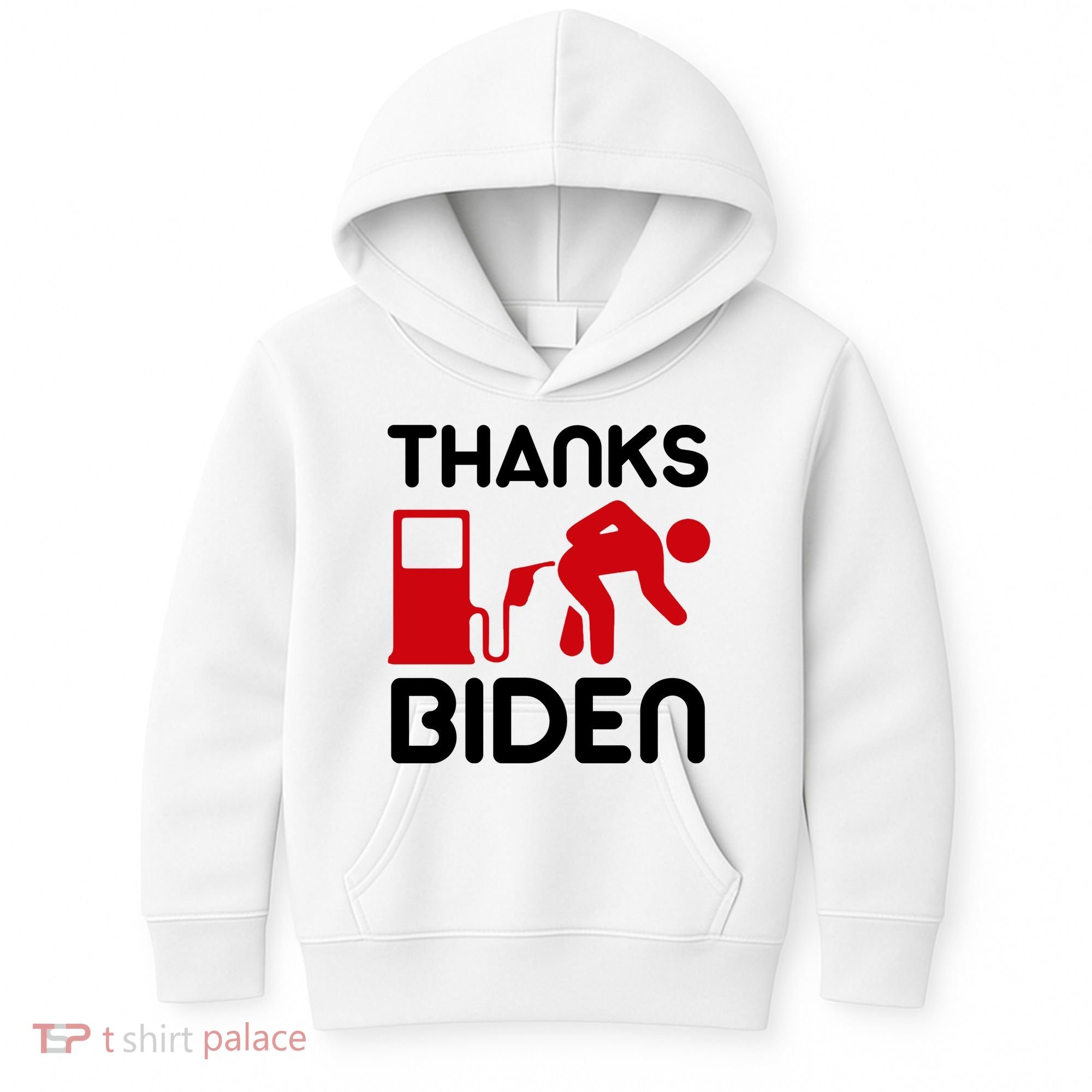 Thanks Biden Bend Over Gas Pump Prices Funny Kids Hoodie