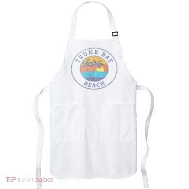 Trunk Bay Beach St John Usvi Vintage Distressed Apron