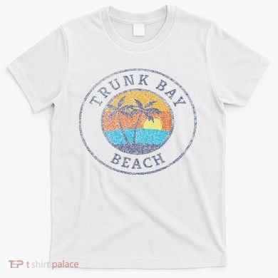 Trunk Bay Beach St John Usvi Vintage Distressed T-Shirt