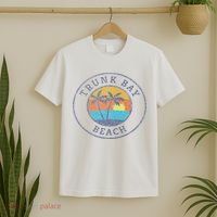 Trunk Bay Beach St John Usvi Vintage Distressed T-Shirt thumb 2