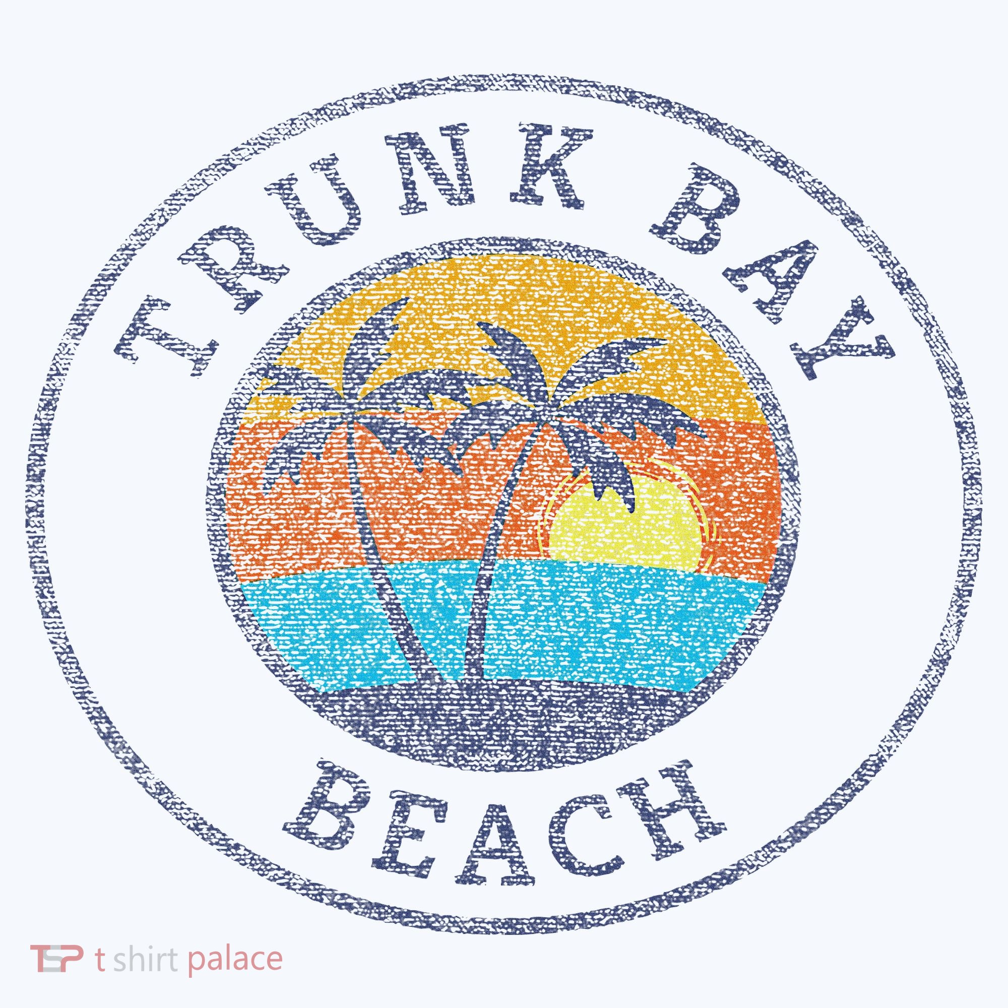 Trunk Bay Beach St John Usvi Vintage Distressed T-Shirt
