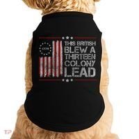 The British Blew A 13 Colony Lead Funny Doggie Tank thumb 0