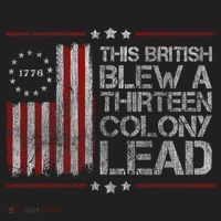 The British Blew A 13 Colony Lead Funny Tumbler thumb 3