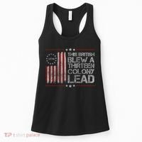 The British Blew A 13 Colony Lead Funny Women's Tank Top thumb 0