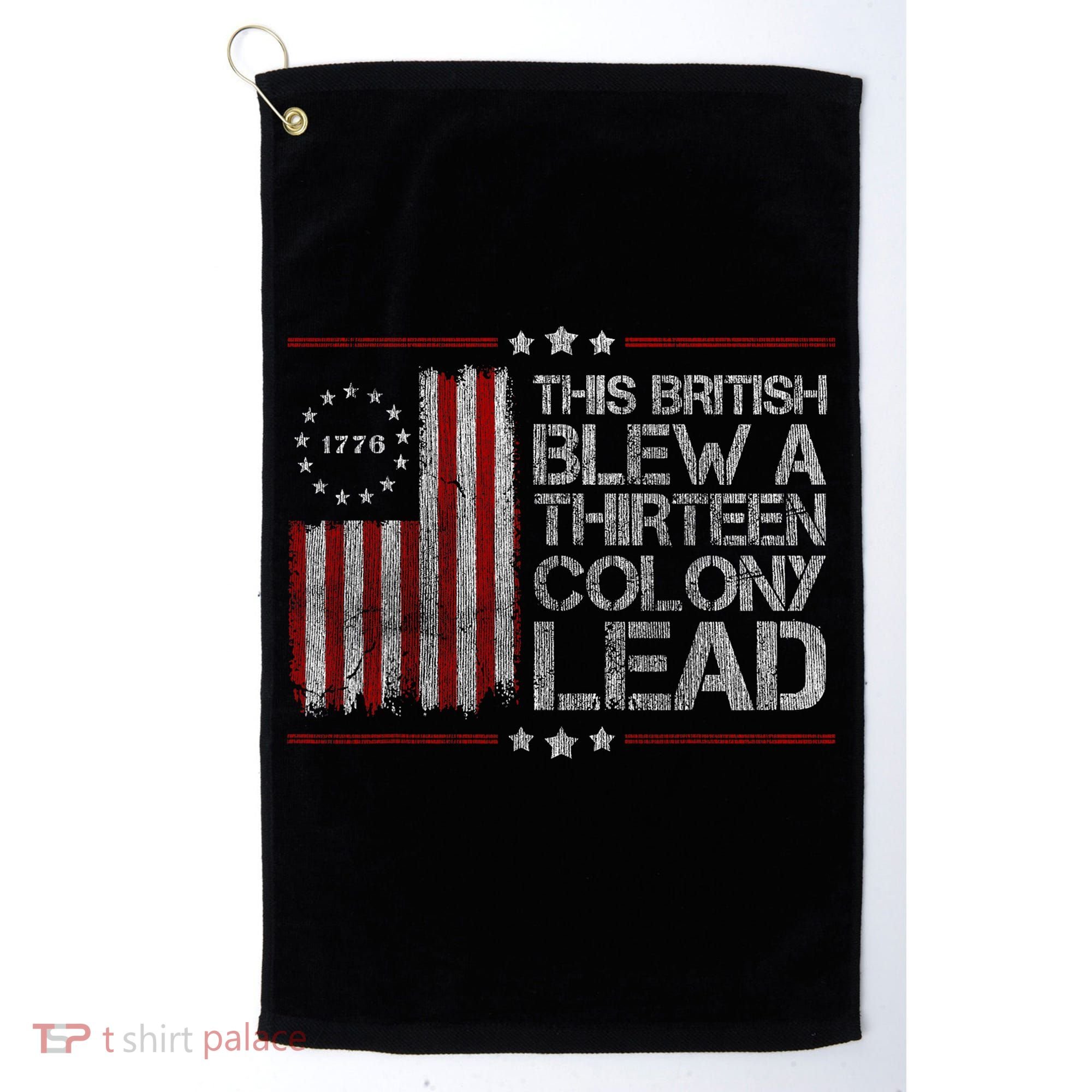 The British Blew A 13 Colony Lead Funny Golf Towel