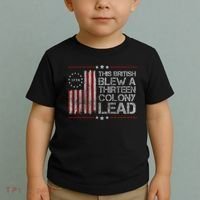 The British Blew A 13 Colony Lead Funny Toddler T-Shirt thumb 2