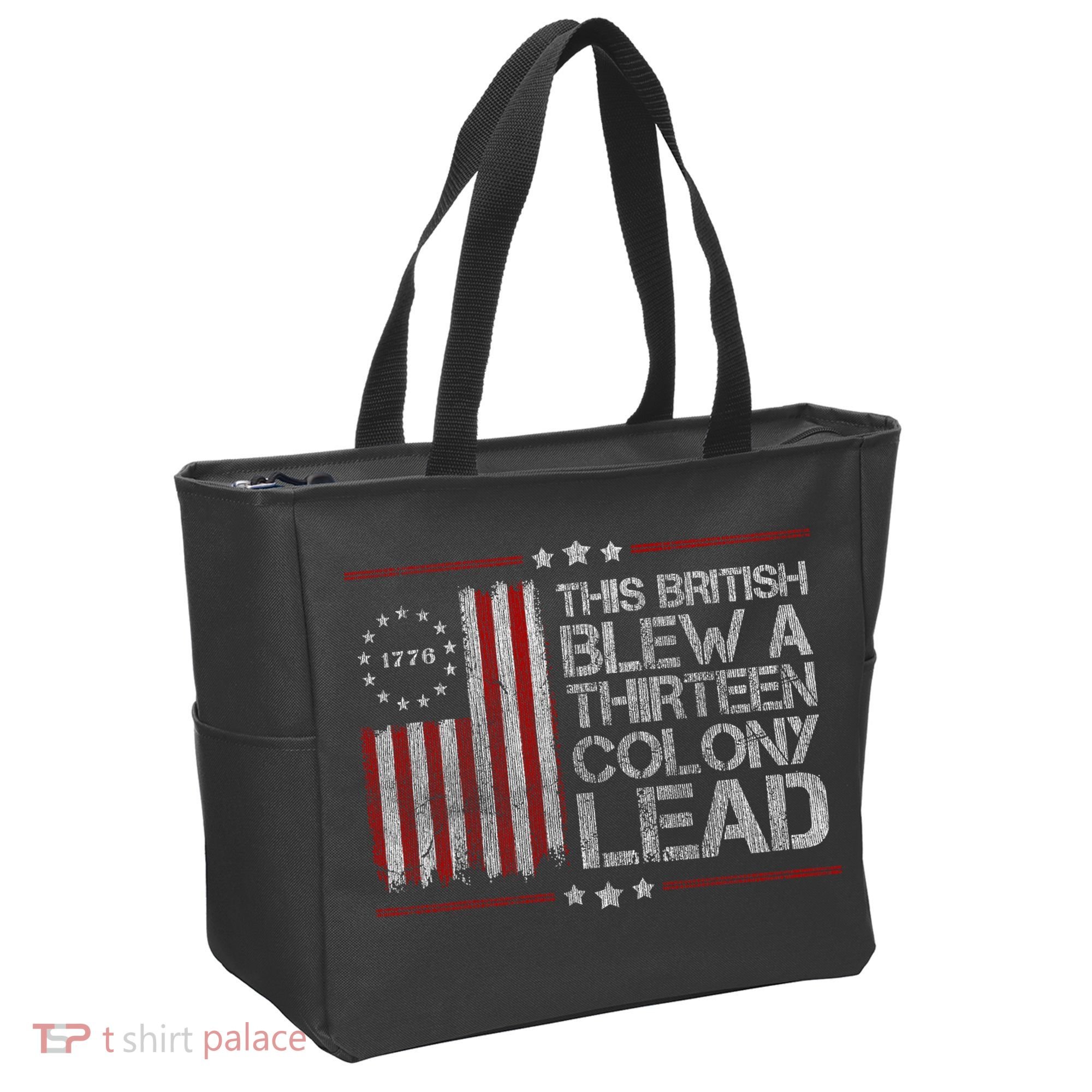The British Blew A 13 Colony Lead Funny Tote Bag