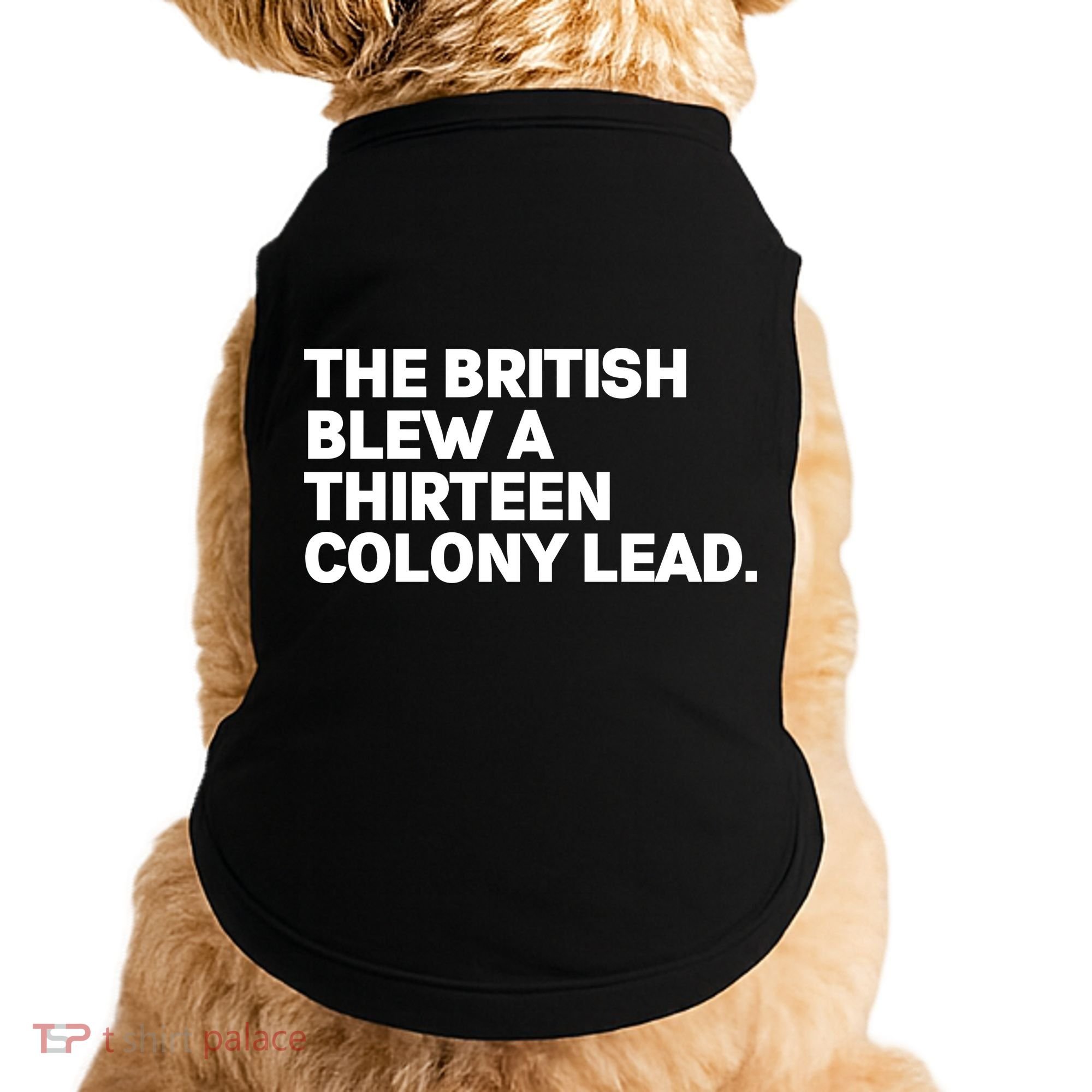 The British Blew A Thirteen Colony Lead Doggie Tank