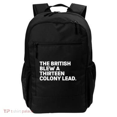 The British Blew A Thirteen Colony Lead Backpack