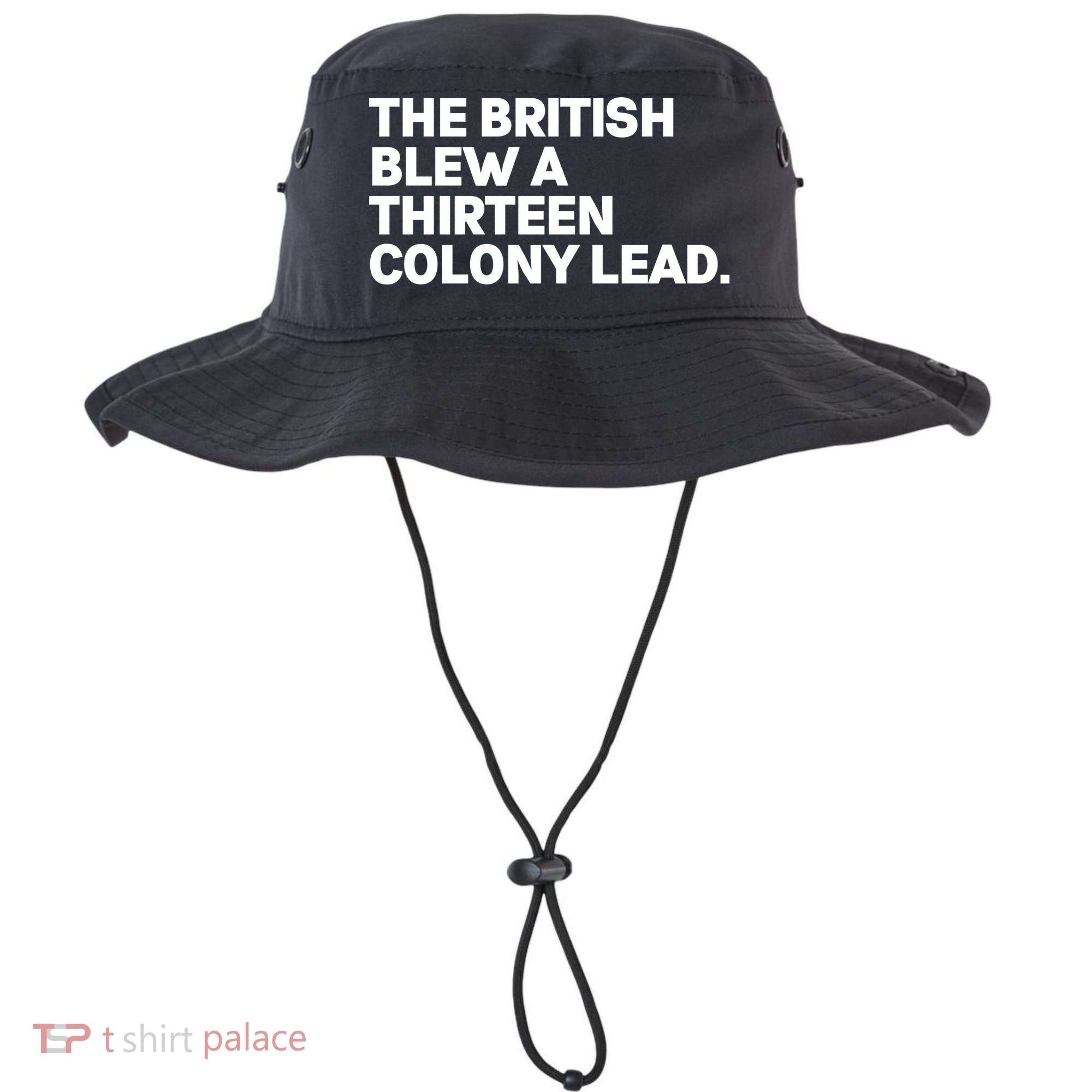 The British Blew A Thirteen Colony Lead Bucket Hat