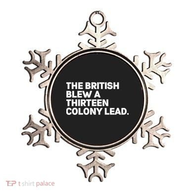 The British Blew A Thirteen Colony Lead Ornament