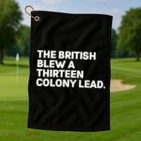 The British Blew A Thirteen Colony Lead Golf Towel thumb 1