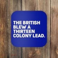 The British Blew A Thirteen Colony Lead Coaster thumb 0