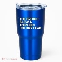 The British Blew A Thirteen Colony Lead Tumbler thumb 0