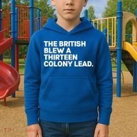 The British Blew A Thirteen Colony Lead Kids Hoodie thumb 2