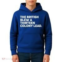 The British Blew A Thirteen Colony Lead Kids Hoodie thumb 4