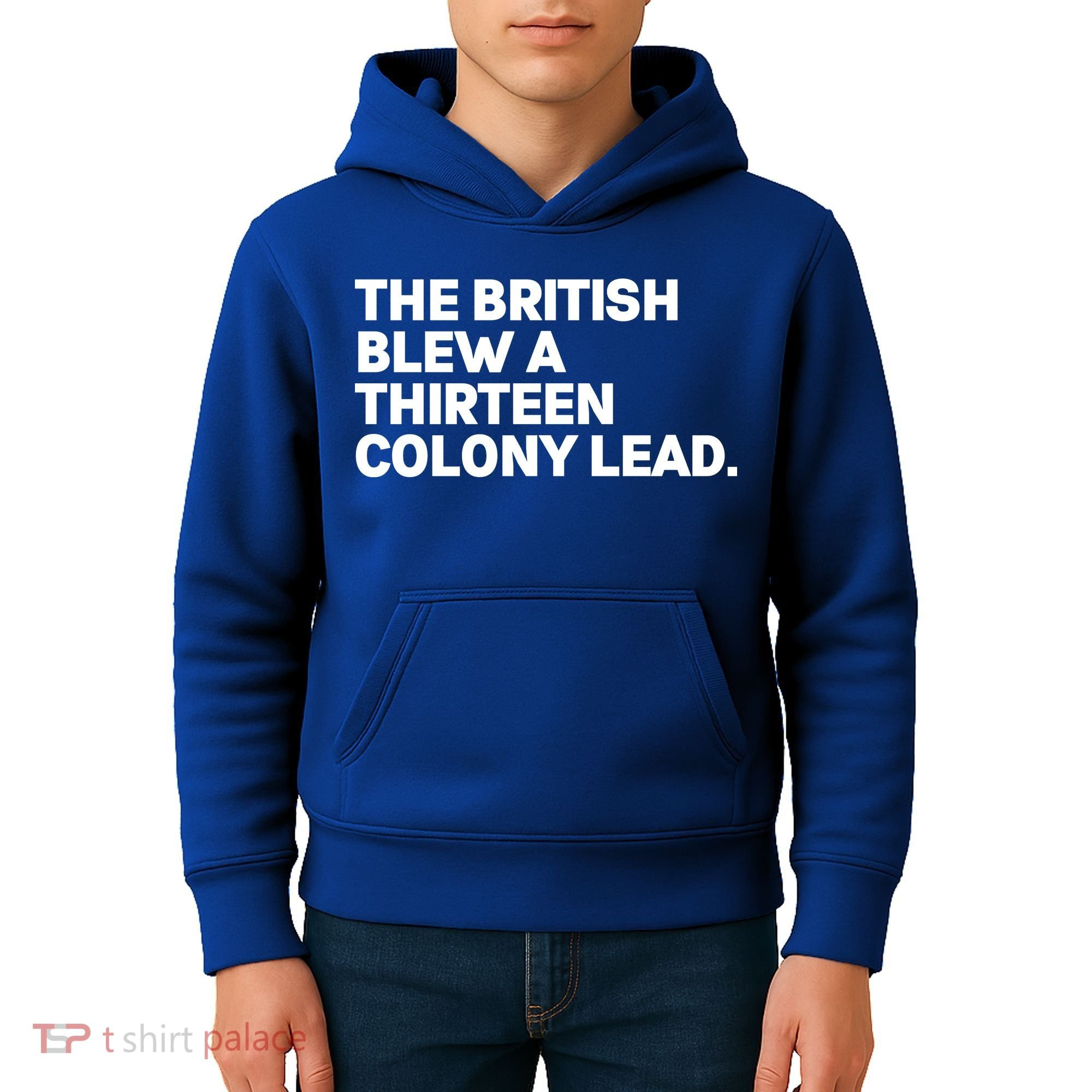 The British Blew A Thirteen Colony Lead Kids Hoodie