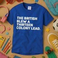 The British Blew A Thirteen Colony Lead Kids T-Shirt thumb 3