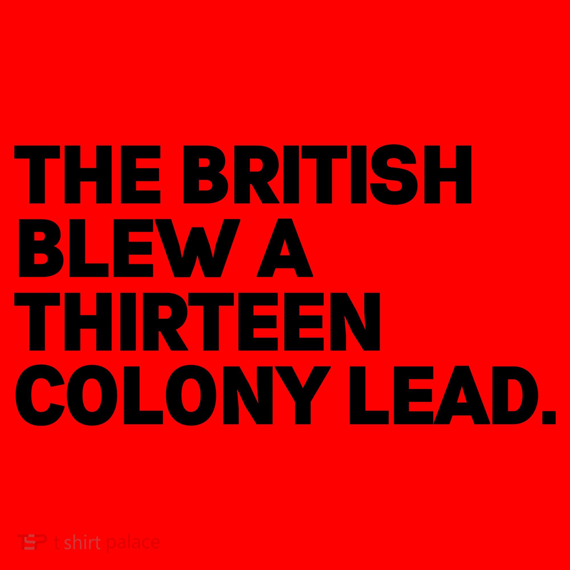 The British Blew A Thirteen Colony Lead Santa Hat
