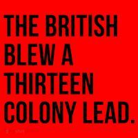 The British Blew A Thirteen Colony Lead Santa Hat thumb 1